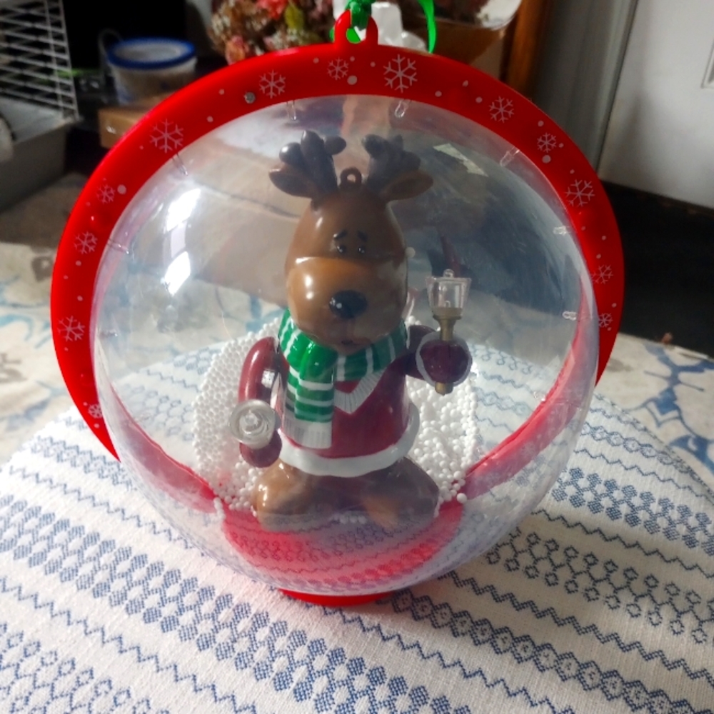 Large snow globe
